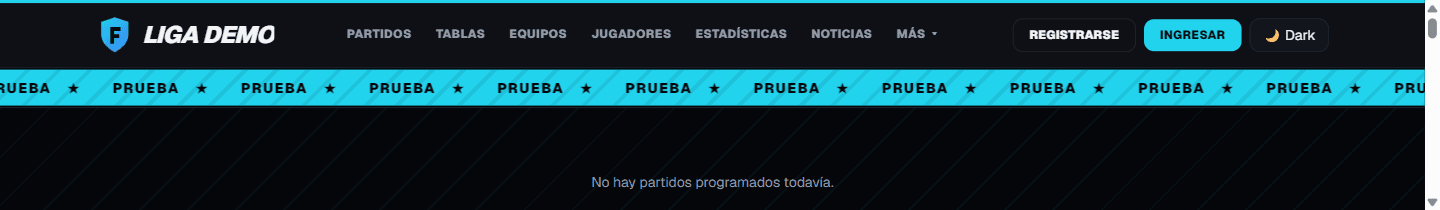 Interfaz pública en construcción de Fixta